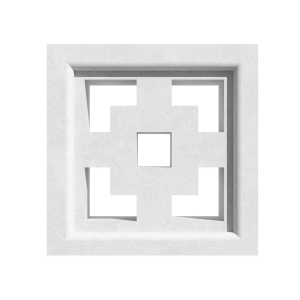 Gạch bông gió trắng – MS01